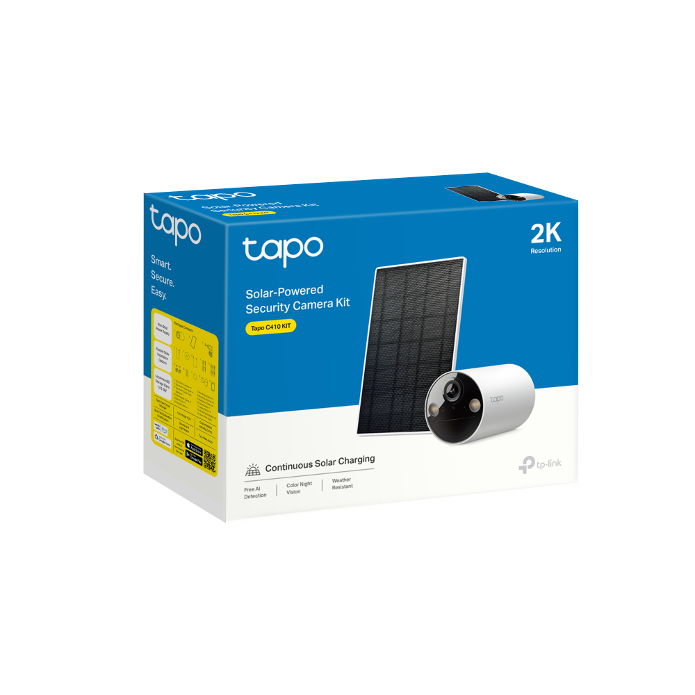TP-Link Tapo C410 KIT: cámara Wi-Fi con panel solar del kit